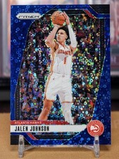 2024-25 Panini Prizm Base Pr izms Fast Break Blue #120 Jalen Joh nson /150