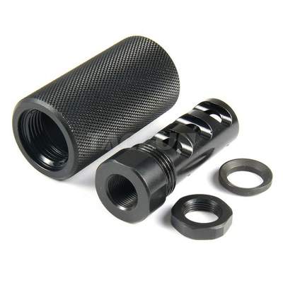 #ad #ad Muzzle Brake 1 2x28 TPI for .22lr .223 556 Sound Forwarder Sleeve $29.99
