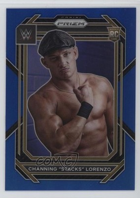 2023 Panini Prizm WWE Blue /199 Channing Stacks Lorenzo #113 Rookie RC 16n7