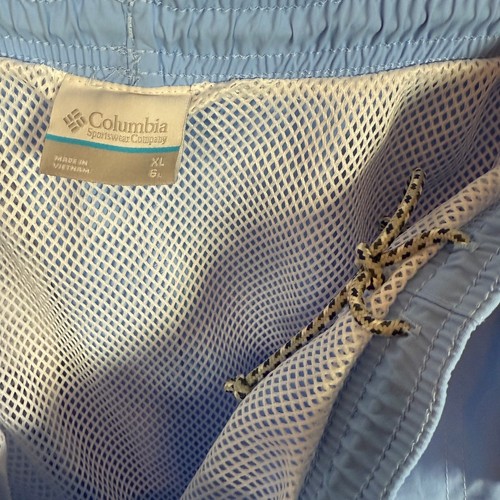 Columbia Hombre 6" Back Cast III Upf 50 Water Short Blanco Gorra Azul, XL - Imagen 7 de 10