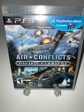 Air Conflicts: Pacific Carriers (Sony PlayStation 3, 2013)Cib Complete /Tested
