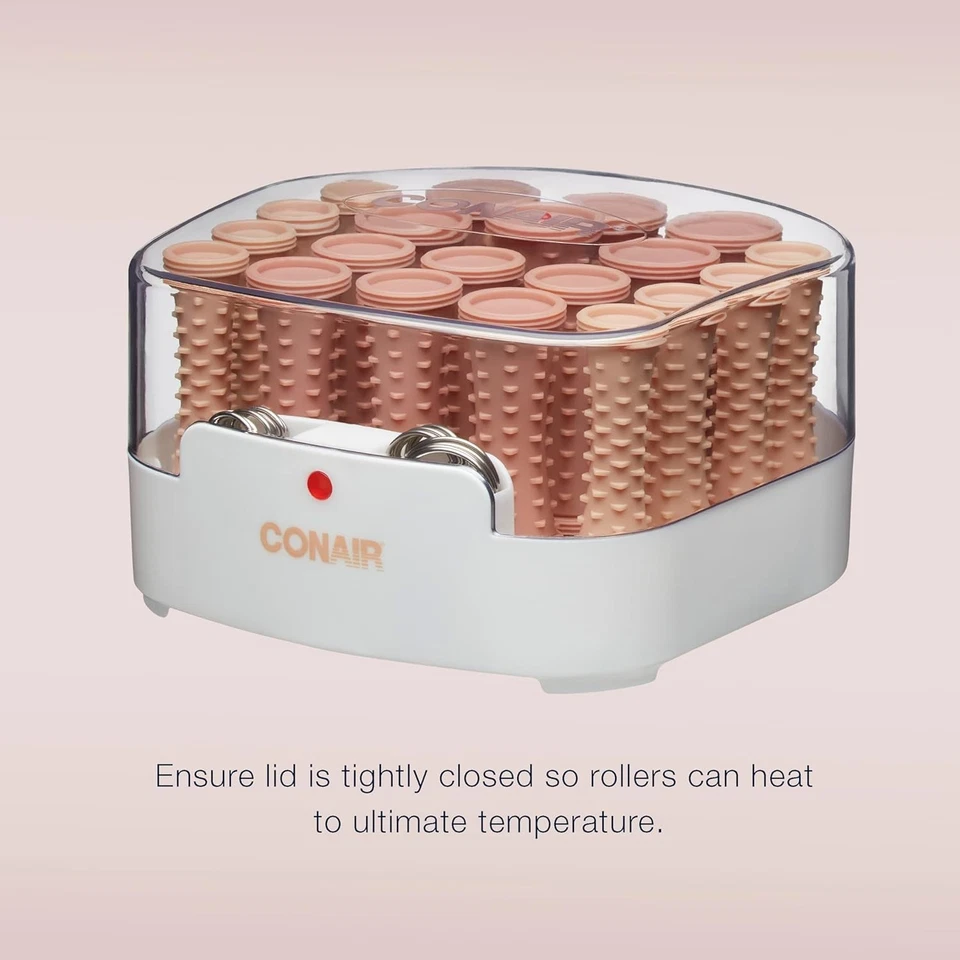 Rodillos calientes dobles de cerámica Conair para cabello largo, mediano y todo el cabello - Rizador de cabello - Foto 4 de 4