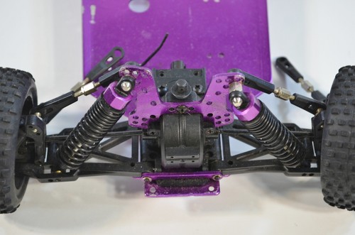RedCat Racing Purple Chassis RC Car Buggy Metal Aluminum Wheels Shocks - Picture 8 of 12