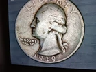 1939 25C Washington Quarter
