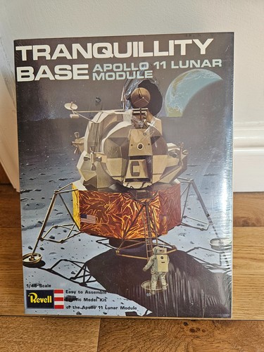1969 Revell Tranquillity Base Apollo 11 Lunar Module FACTORY SEALED O Kit H- 861 - Picture 6 of 7