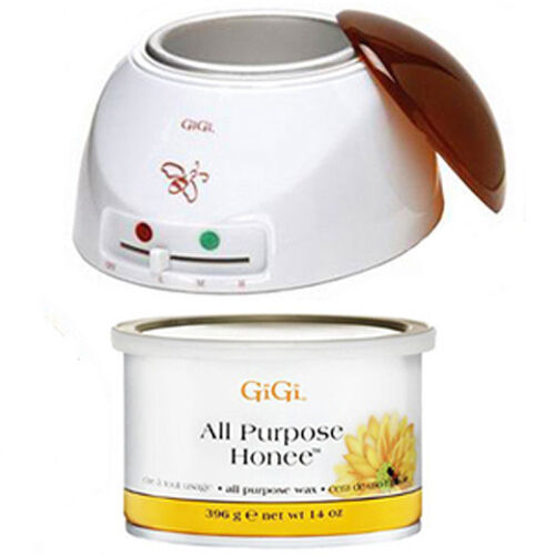 GiGi Wax Warmer 0225 + GiGi 14oz All Purpose Honee Wax Can 0330 Hair