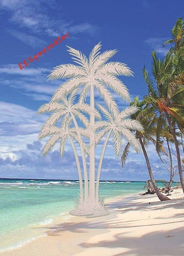 CHIUSURA FINESTRA PALME Nuovo Ovale 8x12 Vetro Inciso Look Decalcomanie Arredamento Tropicale - Foto 10 di 11