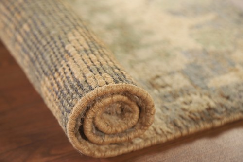 Foyer Size Abstract Moroccan 2x3 Small Rug Hand-Knotted Carpet - Picture 11 of 12