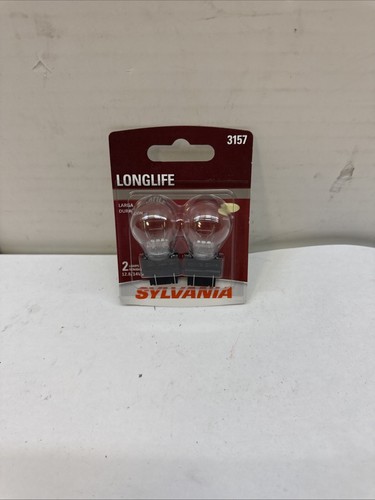 Sylvania Long Life 3157 27/8.3W Two Bulbs Brake Stop Tail Parking Replace Stock - Picture 2 of 2