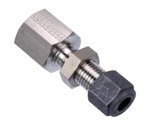 1/2 Tube x 1/2 FNPT 316ss Female Bulkhead Connector Parker CPI  8-8 GH2BZ-SS - Picture 1 of 2