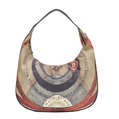 Borse donna a spalla Gattinoni Planetarium Classica Hobo Nera Shopper zip |  eBay