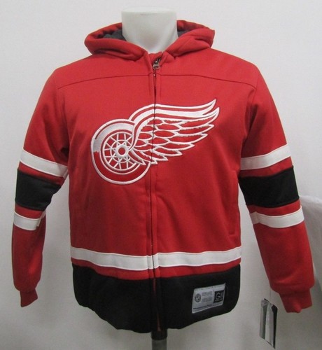 Detroit Red Wings NHL Youth Color Blocked Hooded Jacket - Picture 2 of 10