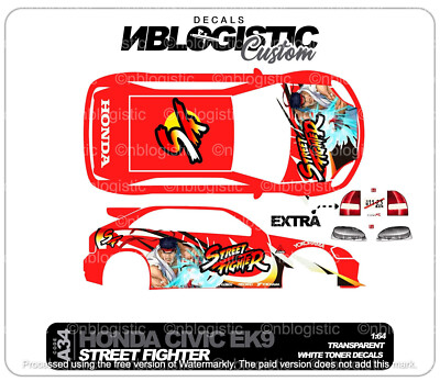 Decalcomania Adesiva Universale Per Auto Hot Wheels 1:64 Decalcomania Adesiva Universale Per Auto Hot Wheels 1:64