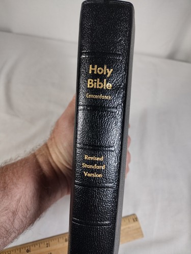 Holman Holy Bible Revised Standard Version Black Persian Grain Leather ©1962 Ill - Picture 7 of 20