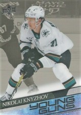 2020-21 UPPER DECK SERIES 2 NIKOLAI KNYZHOV CLEAR CUT ACETATE YOUNG GUNS #492