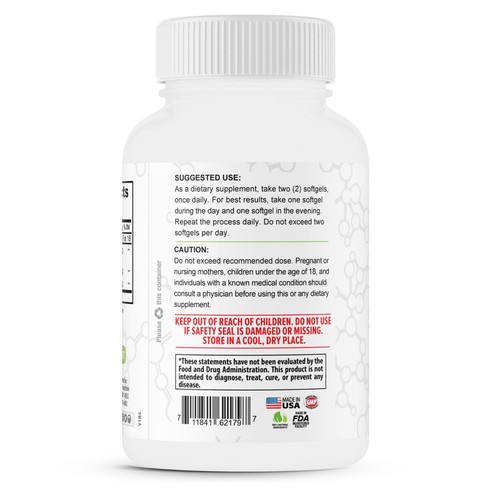 Olio MCT per Pelle e Capelli - Perdita di Peso Tutto Naturale per TE - 2000mg - 60 Capsule - Foto 7 di 8
