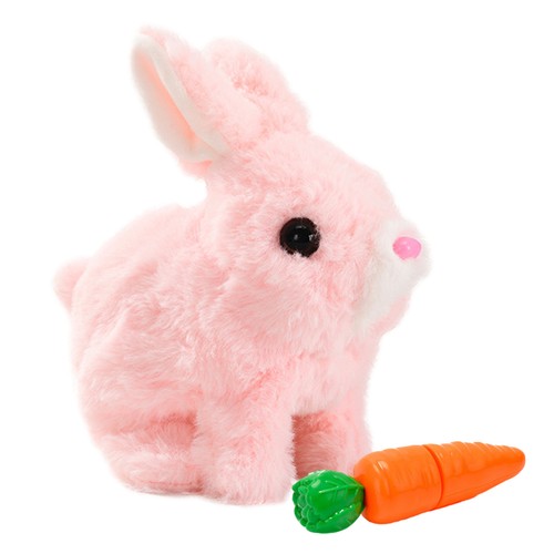 Electronic Hopping Walk and Talk Bunny Toys Plush Stuffed Rabbit - Picture 5 of 15