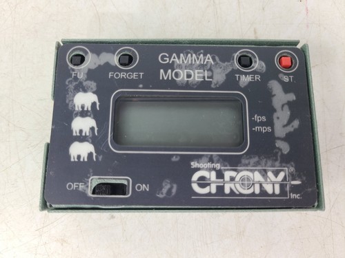 Shooting Chrony Gamma Master Chronograph Digital Control Panel Only