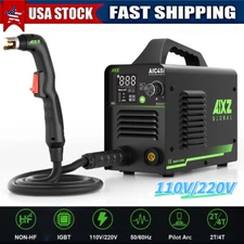 AIXZ 45A Plasma Cutter - Non-HF Non-Touch IGBT, 110/220V For Home/DIY US