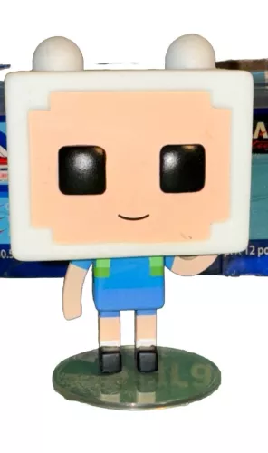 Funko Pop! Vinyl: Adventure Time - Finn the Human (Minecraft Style) #411 OOB