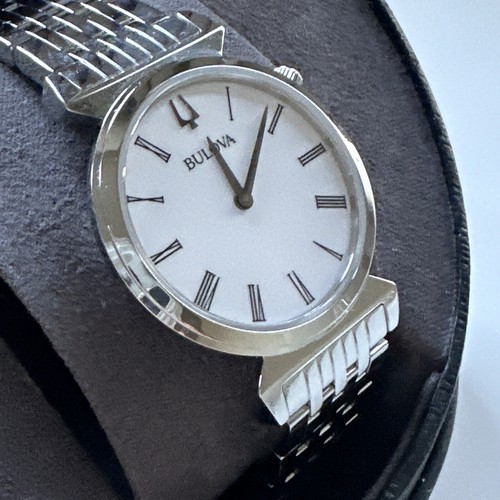 Bulova Regatta Women's Quartz Silver White Dial Watch 30MM 96L275 - Picture 6 of 24