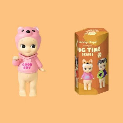Sonny Animal フィギュア lucky Pomeranian Pink Authentic Sonny Angel Dog Time Series (Lucky Pomeranian Pink