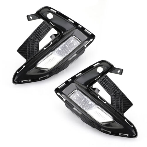 2X Front Bumper Fog Lights Lamp For 2020 2021 Nissan Sentra S/SR/SV Black Border - Picture 3 of 15