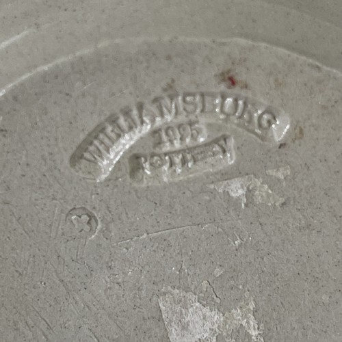 Vtg Colonial Williamsburg Pottery Salt Glaze Taper Candlestick Holder 4.75" - Imagen 8 de 9