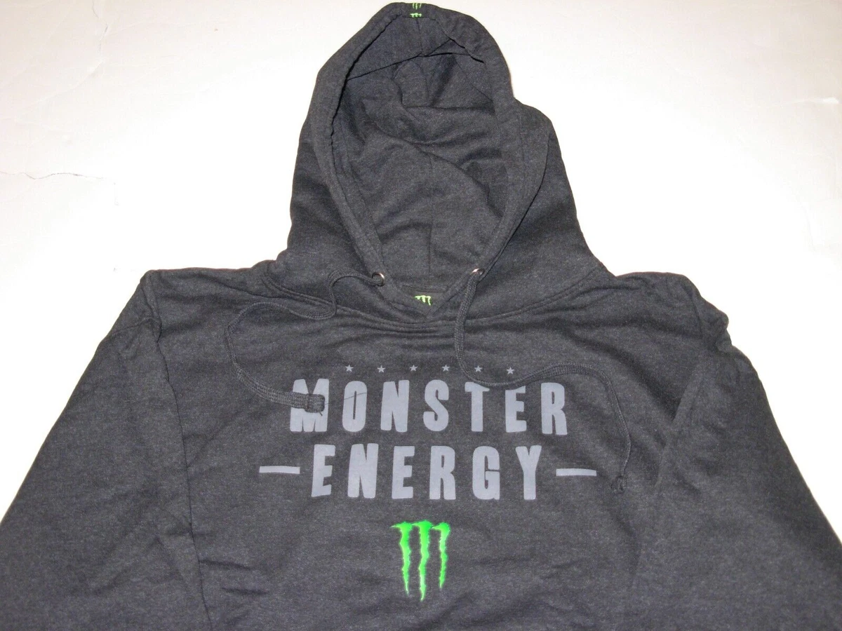 Monster Energy Drink Hoodie Adult size X-Large Charcoal Heather Brand NEW |  eBay