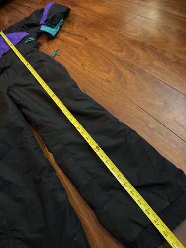 VTG Columbia Sports 90s Retro One Piece Snow Ski Suit Men S Winter Outdoor Hood - Picture 11 of 15