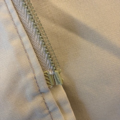 Vintage Woolrich 70s jacket womens large 1501 seaspray zip up 55 poly 35 cotton - Picture 20 of 22