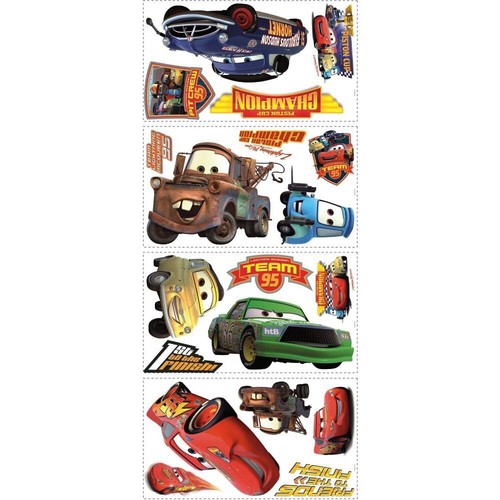 DISNEY CARS 19 BiG Piston Cup Wall Stickers Lightning McQueen Room Decor Decals - Picture 5 of 6
