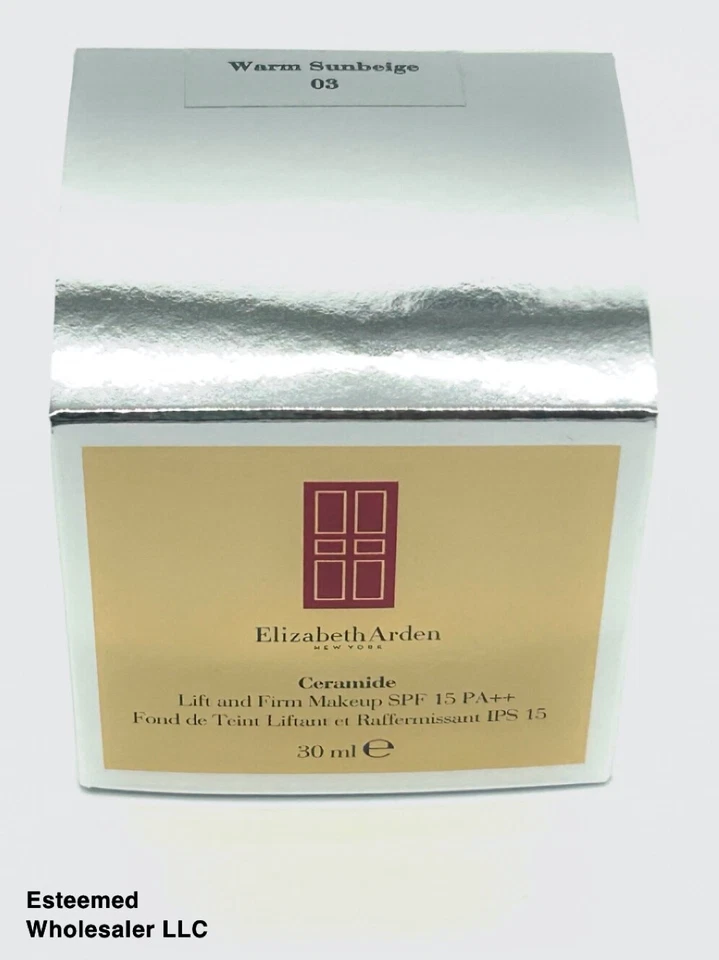 ELIZABETH ARDEN Ceramide Lift & Firm Makeup SPF15 Warm Sunbeige 03 1.01oz