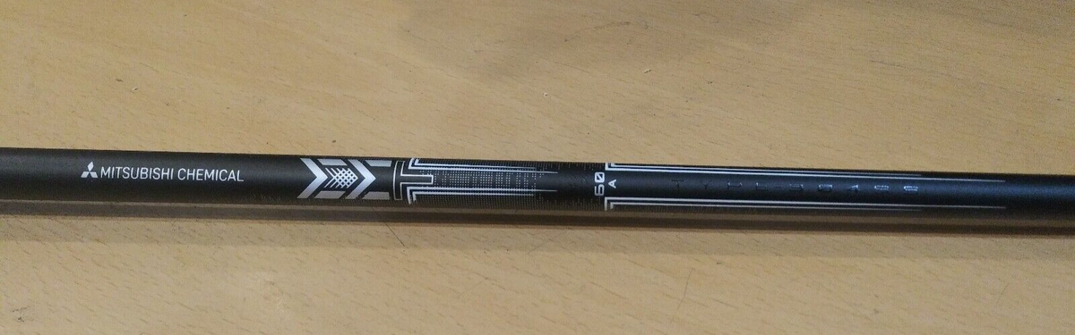 Driver Golf Shaft Mitsubishi Chemical 60 A Metal Mesh Tech 38.5