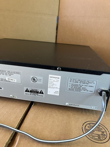 Sony RCD-W500C 5 Disc Changer CD Recorder Dual Deck Player PARTS OR REPAIR READ - Picture 9 of 9