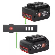 Lamp Stickers Button Stickers For Bosch 18V 14.4V Battery Parts 10 PCS