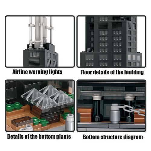 NEW 1241Pcs Architecture Model Set Willis Tower Chicago Building Blocks Toys - Picture 3 of 3