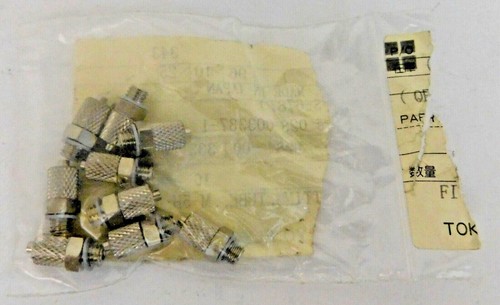 Lot of 9 SMC Tube Fittings M-5H-4  028-003337-1 - Imagen 5 de 5