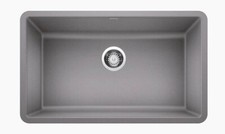 BLANCO 442536  Precis 30" Undermount Single Basin SILGRANIT Kitchen Sink CRACKED