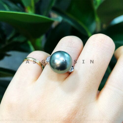 AAA+ Pearl Gemstone With 925 Sterling Silver Engagement Ring For Women's