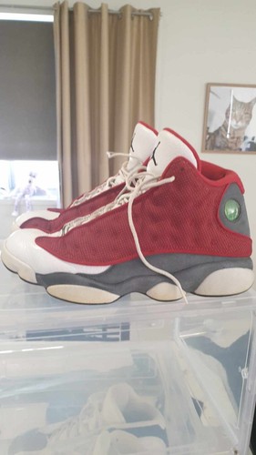 NIKE MENS Air Jordan 13 Retro Red Flint Size 10 - Picture 4 of 5