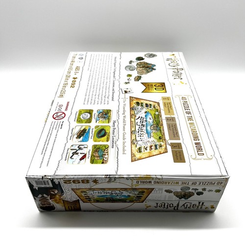 NEW & SEALED Harry Potter 4D Puzzle "The Wizarding World" 3D Models Included! - Picture 8 of 11