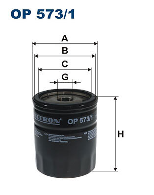 Filtron OP573/1 ÖLfilter FüR Smart Mitsubishi-image