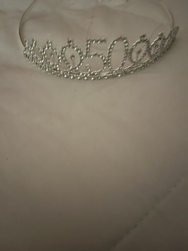 50th Birthday Crown and Sash - 50th Birthday Tiara 50 And Fabulous - Picture 2 of 3