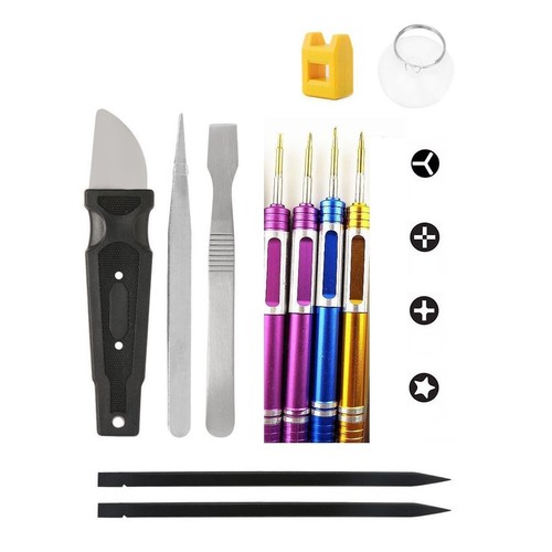 11Pcs Screwdriver Repair Tools Kit For iPhone 15 14 13 Pro Max 11 12 XS XR IPad - Photo 6 sur 6