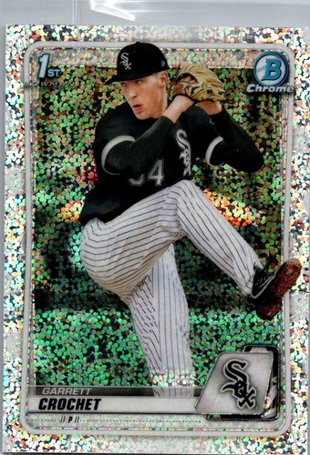 2020 Bowman Draft Chrome Sparkle Refractor Garrett Crochet Chicago White Sox RC