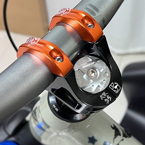 Bicicleta de Montaña Essential Durable Estable Fácil de Usar 31.8*35MM Descenso Vástago Corto - Imagen 6 de 12