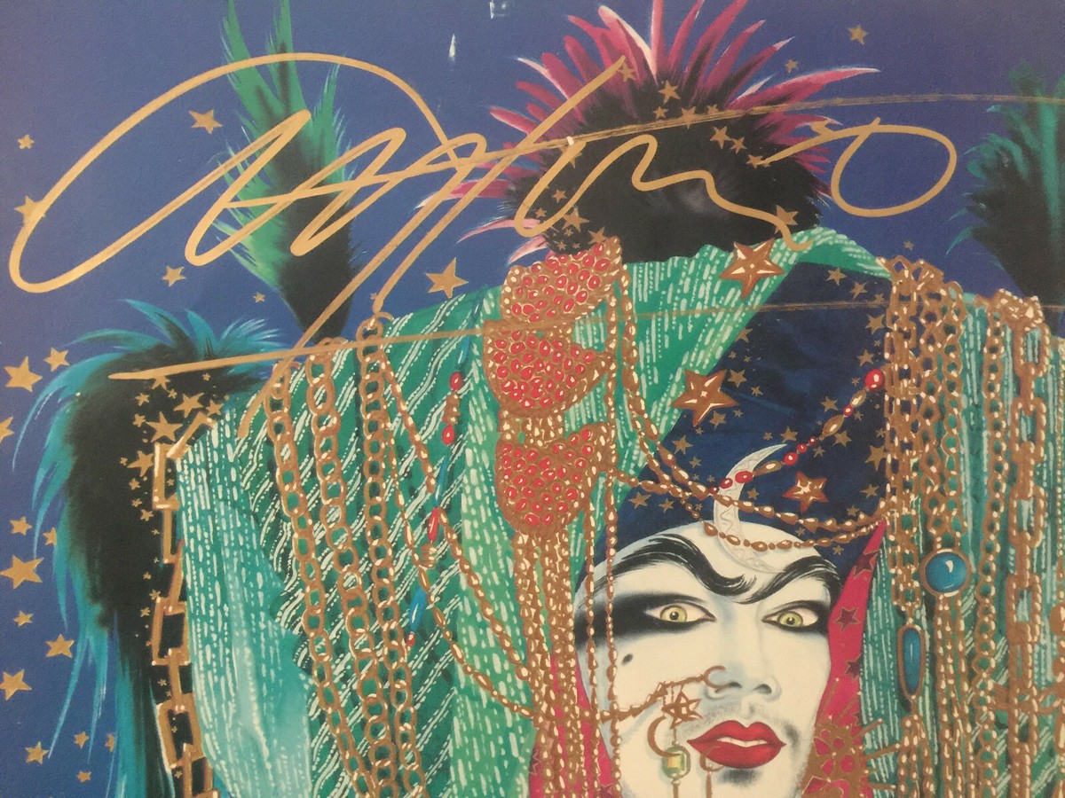 アート・デザイン・音楽 Paintings and Sculpture / Antonio Lopez Fashion Illustrator Antonio Lopez Autographed Poster | eBay