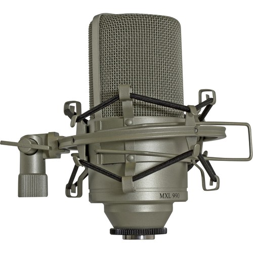 MXL 990 Large-Diaphragm Condenser Mic Bundle with Pop Filter & XLR Cable - Picture 3 of 10