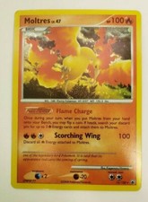 Moltres 10/100 Rare HOLO Pokemon Card, 2008 Majestic Dawn